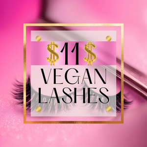 $11 (VEGAN FAUX) Lashes